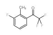 2,2,2-trifluoro-1-(3-fluoro-2-methylphenyl)ethanone structure