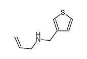 N-(thiophen-3-ylmethyl)prop-2-en-1-amine structure