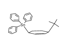 (cis-4-(1,1-dimethylethyl)cyclohex-2-enyl)triphenylstannane结构式