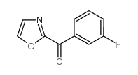 2-(3-FLUOROBENZOYL)OXAZOLE structure