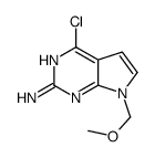 4-chloro-7-(methoxymethyl)pyrrolo[2,3-d]pyrimidin-2-amine Structure