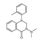 3-Dimethylamino-1-o-tolyl-2,3-dihydro-1H-quinazolin-4-one Structure