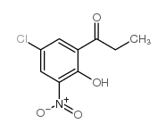 1-(5-chloro-2-hydroxy-3-nitrophenyl)propan-1-one Structure