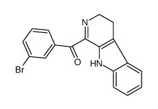 (3-bromophenyl)-(4,9-dihydro-3H-pyrido[3,4-b]indol-1-yl)methanone Structure