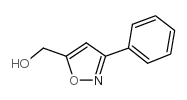 (3-Phenylisoxazol-5-yl)methanol structure