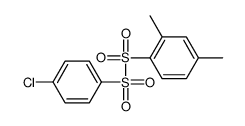 1-(4-chlorophenyl)sulfonylsulfonyl-2,4-dimethylbenzene Structure