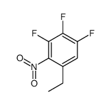 1-ethyl-3,4,5-trifluoro-2-nitrobenzene结构式