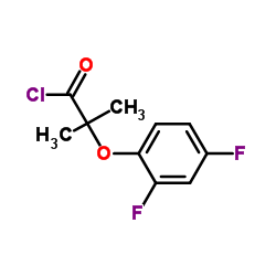 2-(2,4-Difluorophenoxy)-2-methylpropanoyl chloride图片