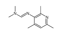 N,N-dimethyl-N'-(2,4,6-trimethyl-3-pyridyl)formamidine结构式