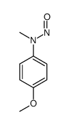 N-(4-methoxyphenyl)-N-methylnitrous amide Structure