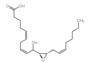 10-hydroxy-10-[(2R,3S)-3-oct-2-enyloxiran-2-yl]deca-5,8-dienoic acid Structure