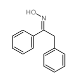 1,2-Diphenylethanone oxime structure