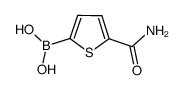 2-aminocarbonylthiophene-5-boronic acid Structure