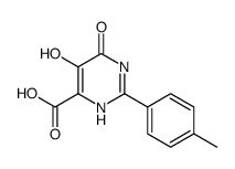 5,6-Dihydroxy-2-p-tolyl-pyrimidine-4-carboxylic acid structure