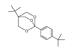 1-tert-butyl-4-(4-tert-butylphenyl)-3,5,8-trioxabicyclo[2.2.2]octane结构式