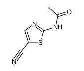 2-acetylamino-thiazole-5-carbonitrile structure