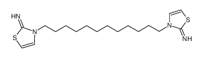 3,3-(1,12-dodecanediyl) bis-[1,3-thiazol-2(3H)-imine] Structure