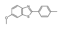 6-Methoxy-2-(p-tolyl)benzo[d]thiazole structure