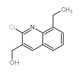 2-氯-8-乙基喹啉-3-甲醇结构式