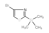 4-溴-2-(三甲基甲硅烷基)噻唑结构式