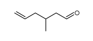 3-methyl-hex-5-enal Structure