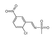 N-[(2-chloro-5-nitrophenyl)methylidene]methanesulfonamide结构式