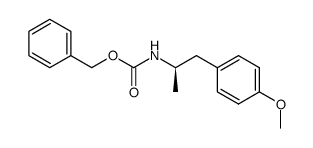 N-Cbz-2-(4-methoxyphenyl)-1-methylethylamine结构式