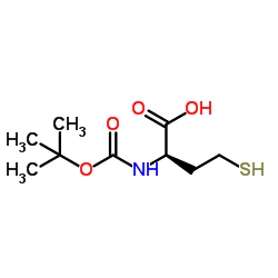 (R)-2-((叔丁氧基羰基)氨基)-4-巯基丁酸图片