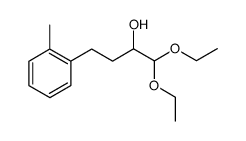 1,1-diethoxy-4-(o-tolyl)butan-2-ol结构式