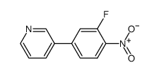 3-(3-Fluoro-4-Nitrophenyl)Pyridine Structure