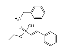 benzylammonium O-ethylstyrylphosphonate Structure