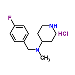 (4-Fluoro-benzyl)-methyl-piperidin-4-yl-amine hydrochloride picture