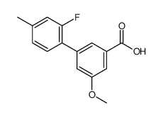 3-(2-fluoro-4-methylphenyl)-5-methoxybenzoic acid Structure