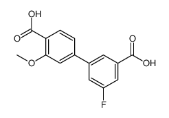 4-(3-carboxy-5-fluorophenyl)-2-methoxybenzoic acid Structure