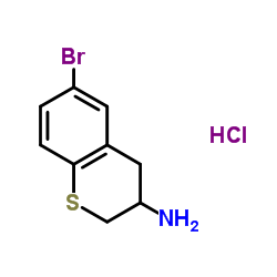 6-Bromo-3-thiochromanamine hydrochloride (1:1)结构式