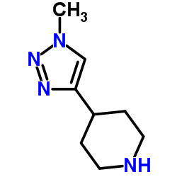 4-(1-Methyl-1H-1,2,3-triazol-4-yl)piperidine Structure