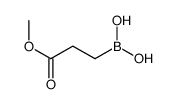 (3-METHOXY-3-OXOPROPYL)BORONIC ACID UOM Structure