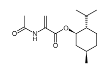 (-)-menthyl N-acetyl-α,β-dehydroalaninate Structure