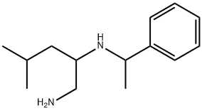 (1-amino-4-methylpentan-2-yl)(1-phenylethyl)amine Structure