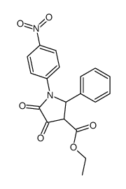 1-(4-Nitrophenyl)-4,5-dioxo-2-phenyl-3-pyrrolidinecarboxylic acid ethyl ester picture