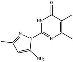 2-(5-Amino-3-methyl-1H-pyrazol-1-yl)-5,6-dimethylpyrimidin-4(3H)-one picture