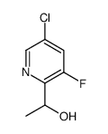 1-(5-chloro-3-fluoropyridin-2-yl)ethanol structure