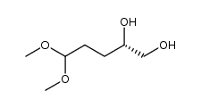 (S)-5,5-dimethoxypentane-1,2-diol Structure