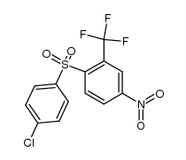 4-chloro-4'-nitro-2'-trifluoromethyldiphenyl sulphone Structure