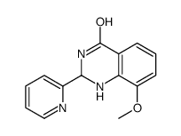 4(1H)-Quinazolinone,2,3-dihydro-8-methoxy-2-(2-pyridyl)- (8CI)结构式