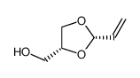 cis-2-vinyl-1,3-dioxolane-4-methanol结构式