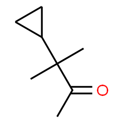 2-Butanone, 3-cyclopropyl-3-methyl- (9CI) structure