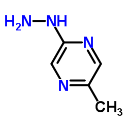 2-Hydrazino-5-methylpyrazine Structure