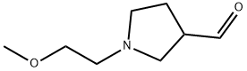 1-(2-Methoxy-ethyl)-pyrrolidine-3-carbaldehyde结构式