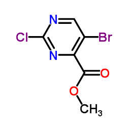 Methyl 5-bromo-2-chloro-4-pyrimidinecarboxylate图片